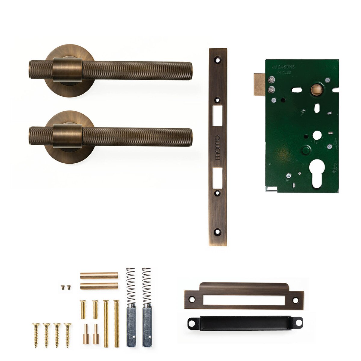 Momo Belgravia Knurled Lever – Solid Brass
