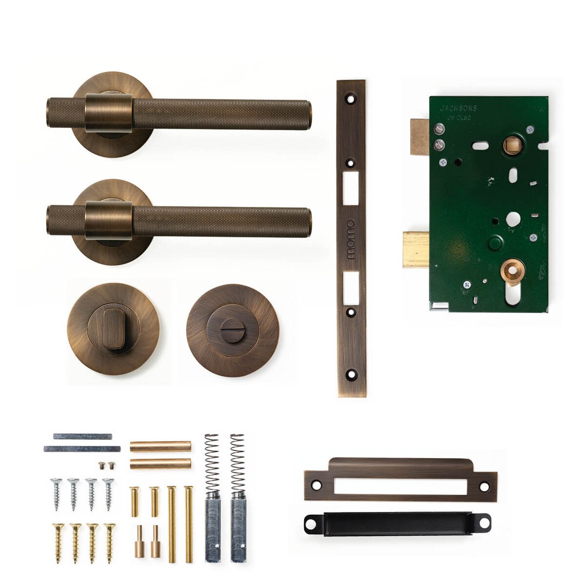 Momo Belgravia Knurled Lever – Solid Brass