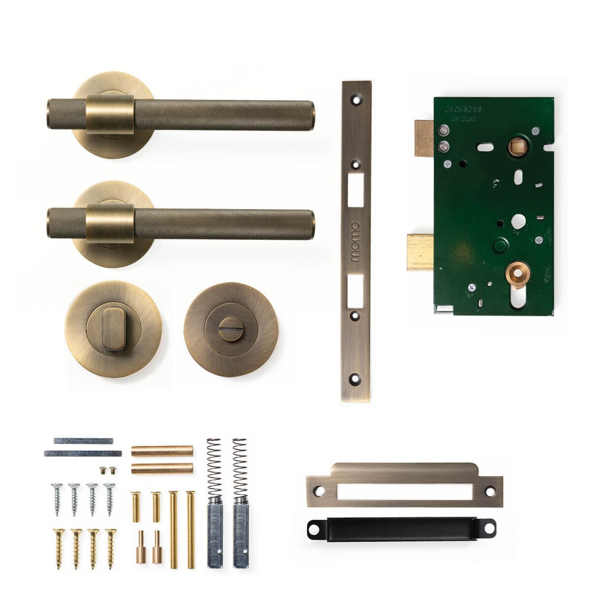 Momo Belgravia Knurled Lever – Solid Brass