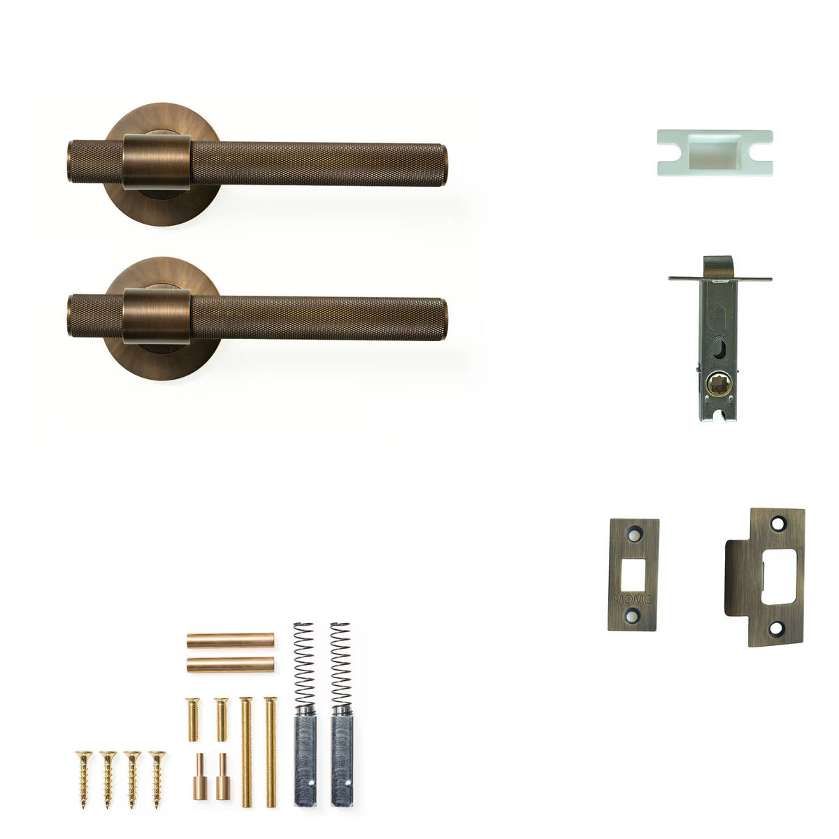 Momo Belgravia Knurled Lever – Solid Brass