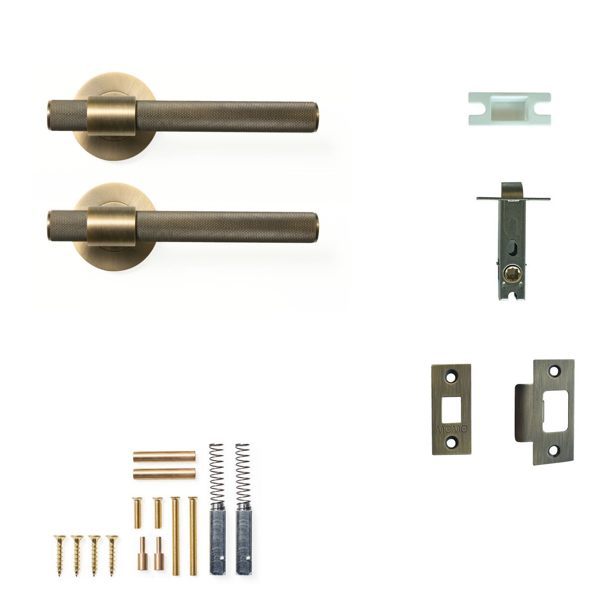 Momo Belgravia Knurled Lever – Solid Brass