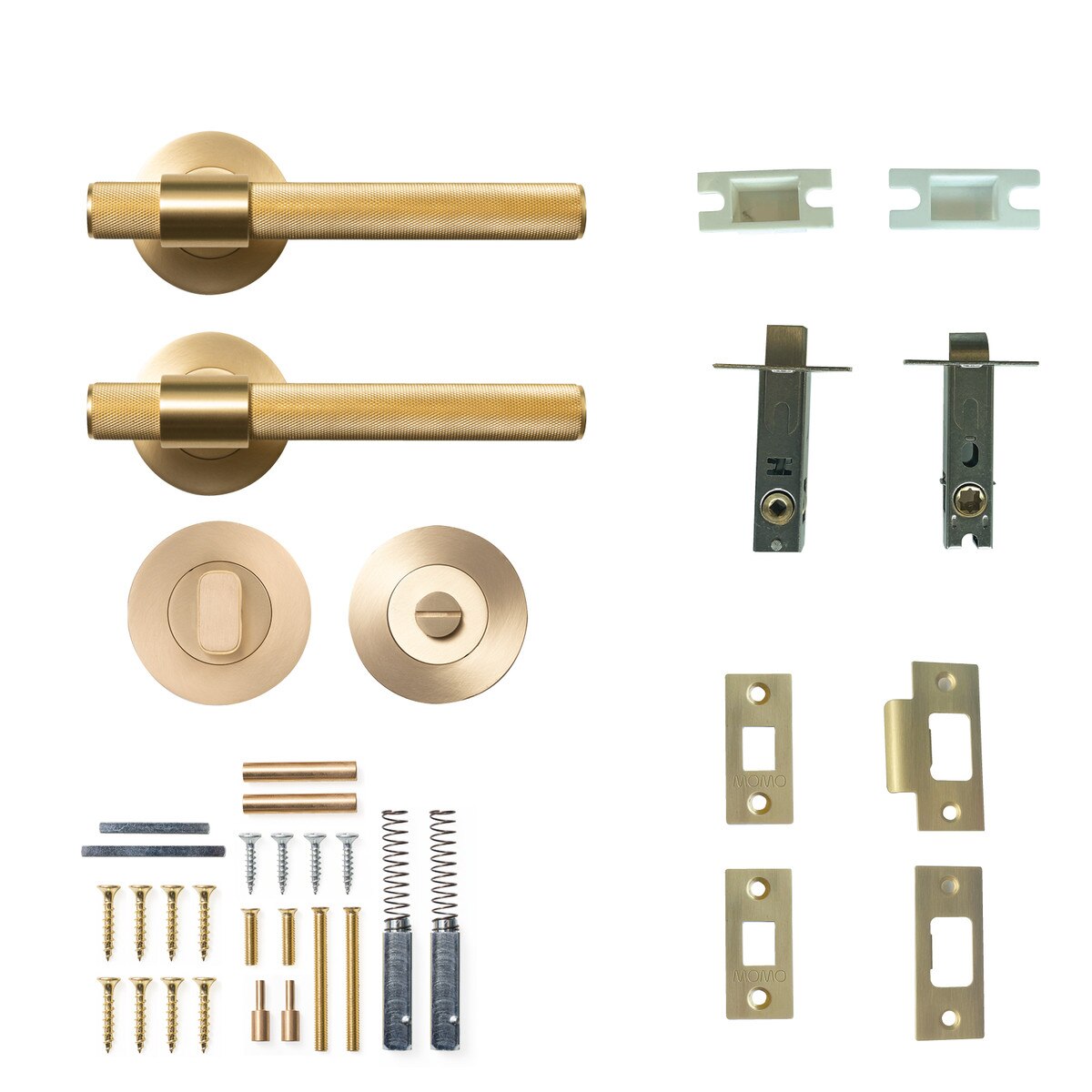 Momo Belgravia Knurled Lever – Solid Brass