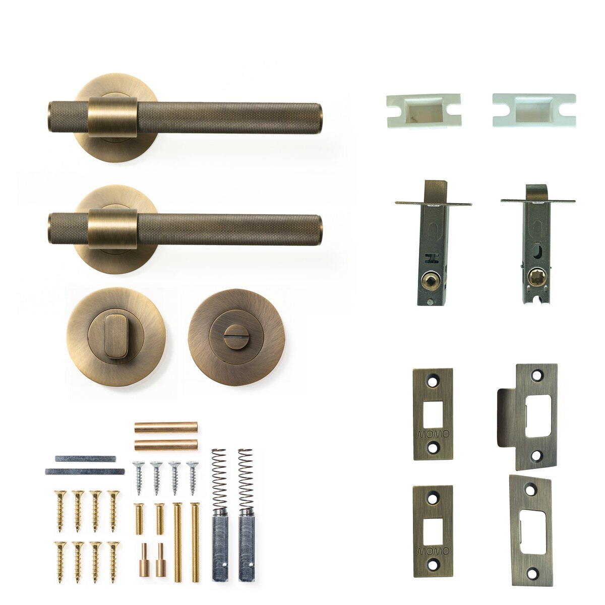 Momo Belgravia Knurled Lever – Solid Brass