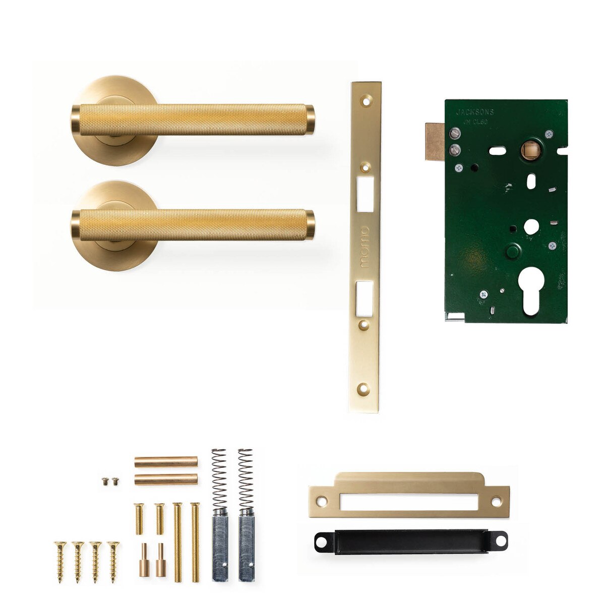 Momo Bellevue Knurled - Solid Brass Handle Sets