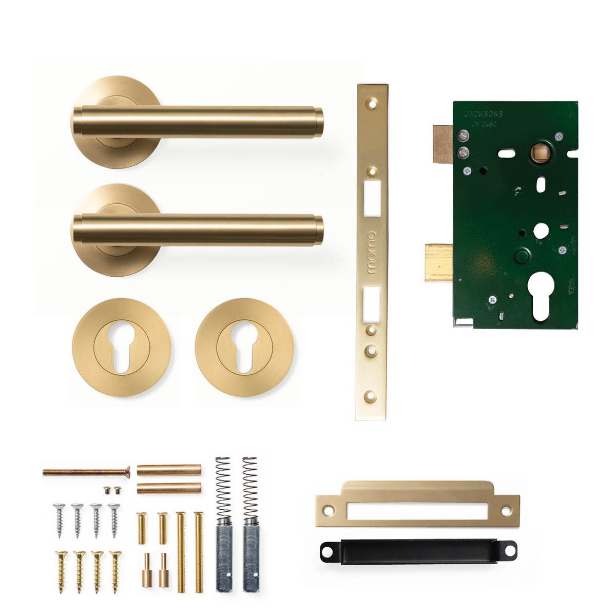Momo Bellevue Plain - Solid Brass Handle Sets