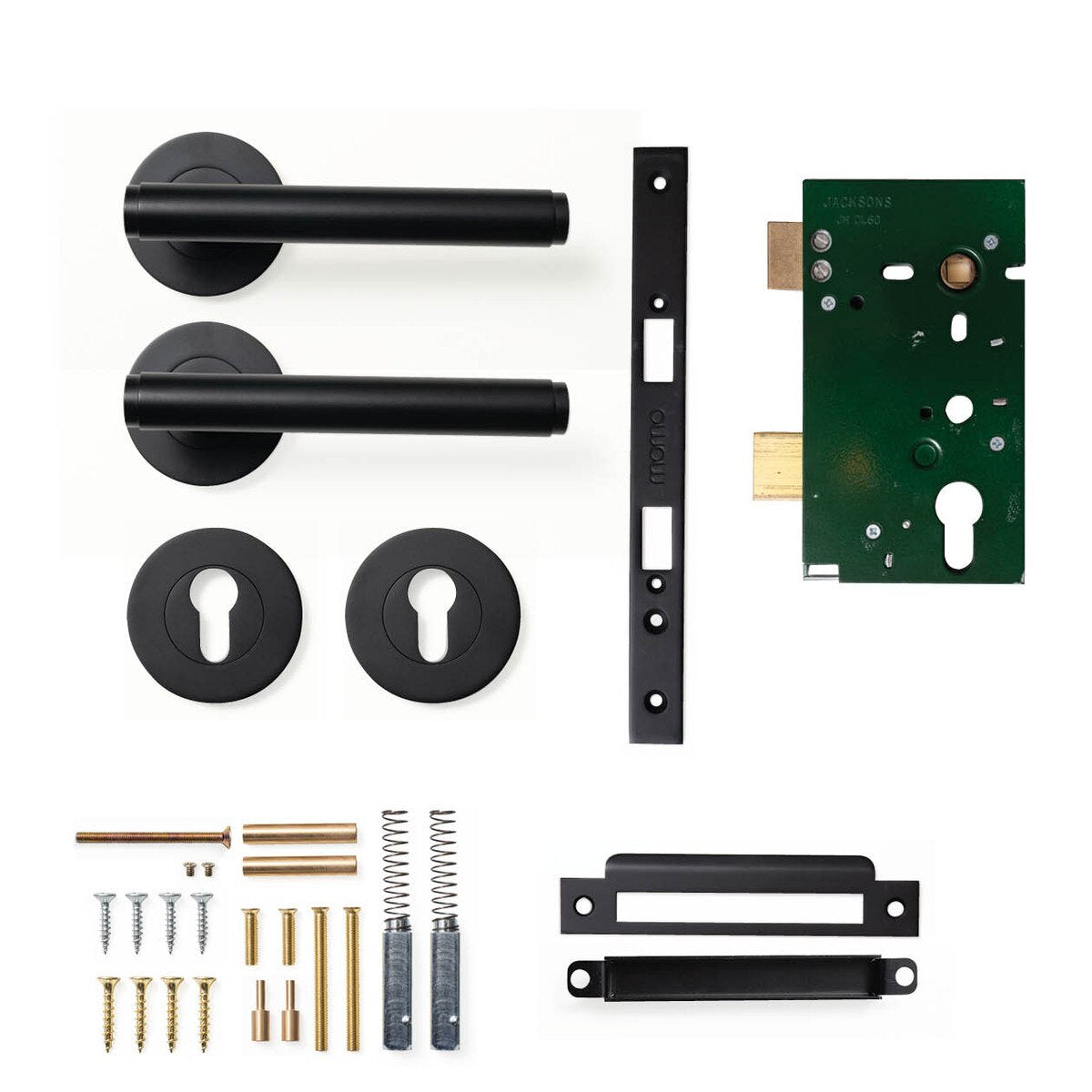 Momo Bellevue Plain - Solid Brass Handle Sets
