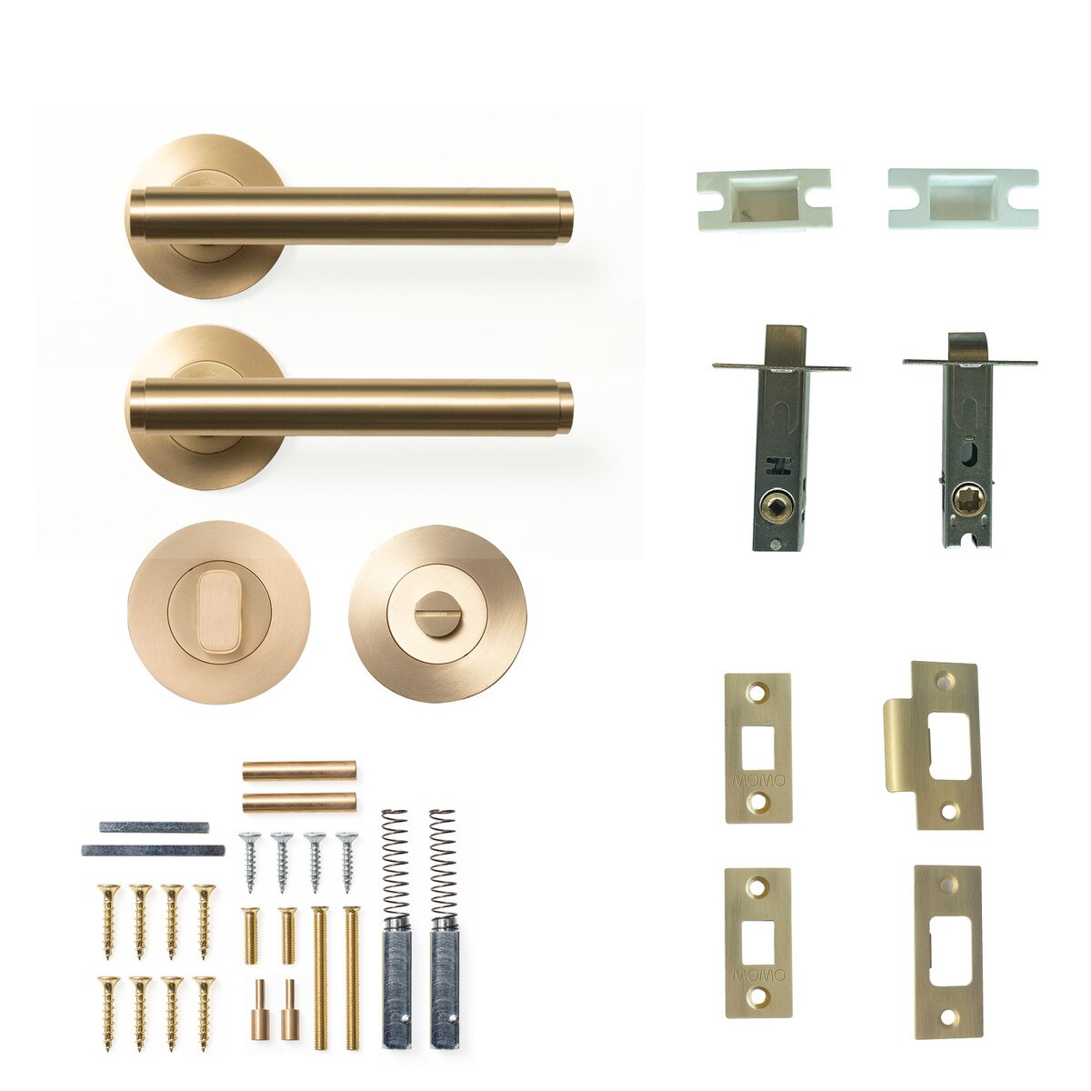 Momo Bellevue Plain - Solid Brass Handle Sets
