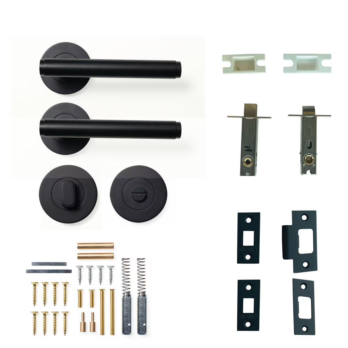 Momo Bellevue Plain - Solid Brass Handle Sets