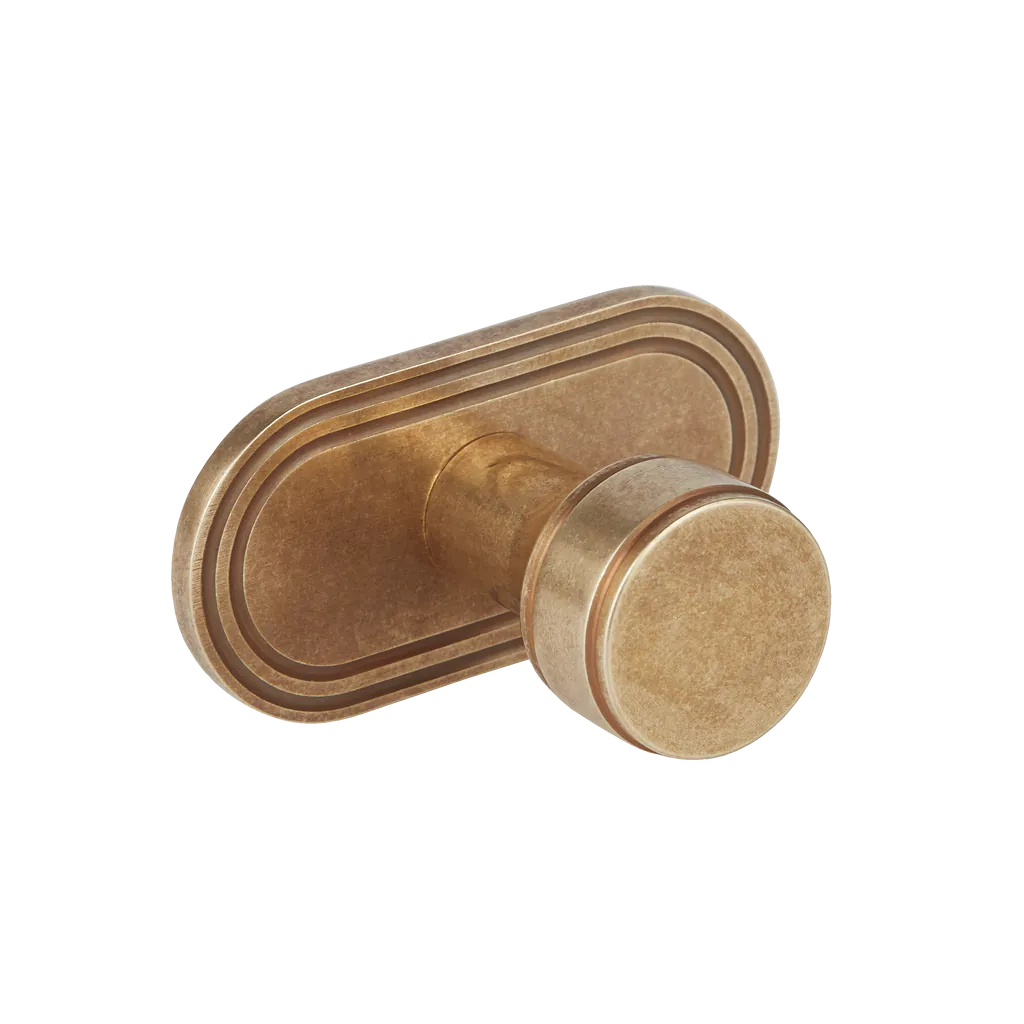 Barwick Plain Robe Hook with Backplate By Armac Martin