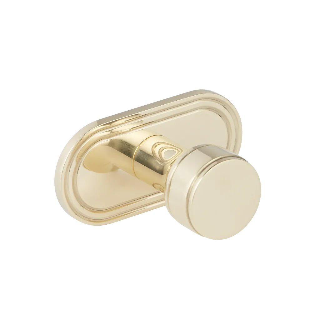 Barwick Plain Robe Hook with Backplate By Armac Martin
