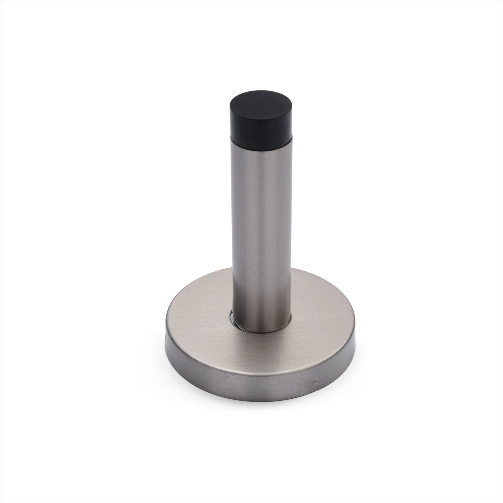 Brushed Nickel Wall Mounted Straight Door Stop - Manovella