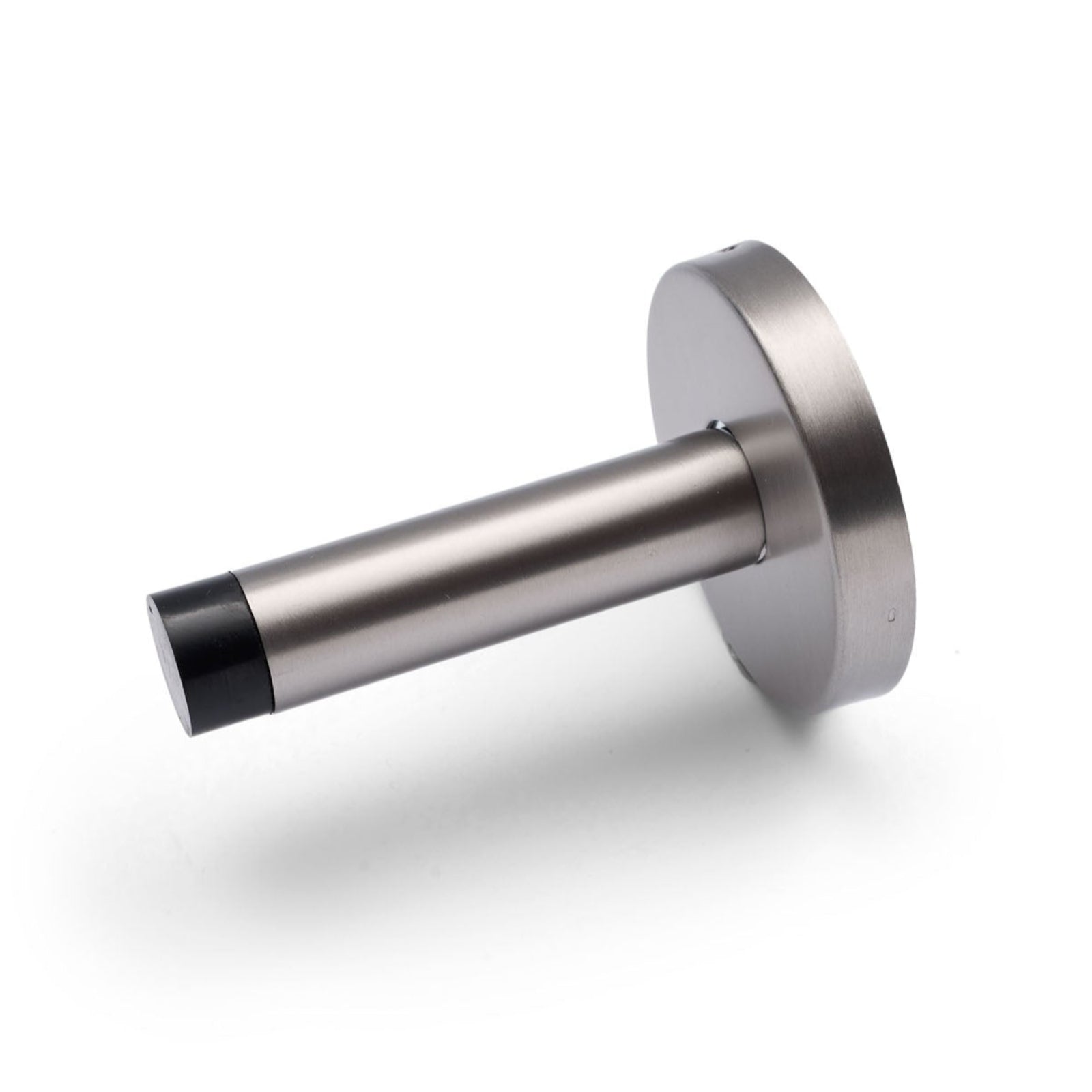 Brushed Nickel Wall Mounted Straight Door Stop - Manovella