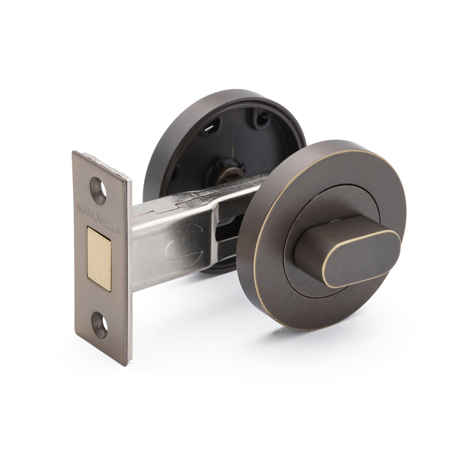 Aged Brass Privacy Turn & Bolt - Manovella