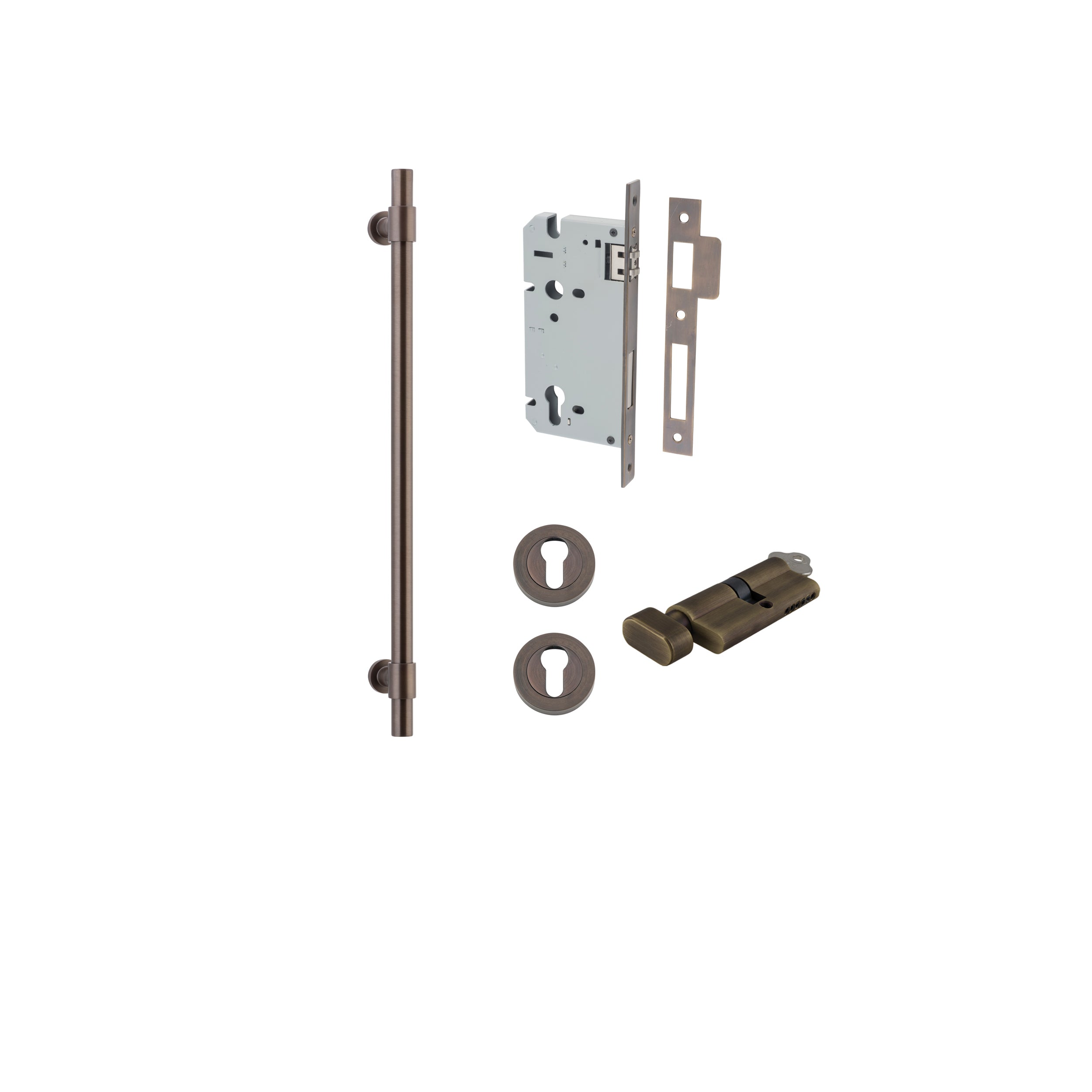 Helsinki Pull Handle - Entry Point - Iver - Signature Brass - Pull Handles