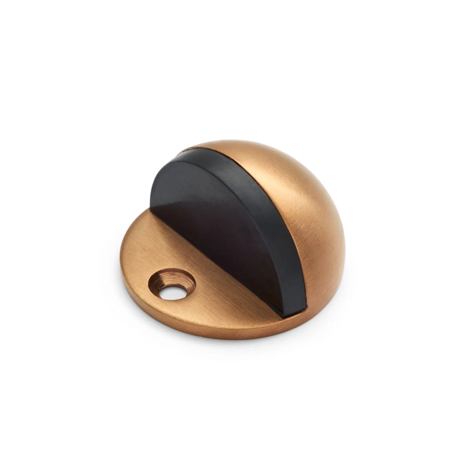 Brushed Copper Half Moon Door Stop - Manovella