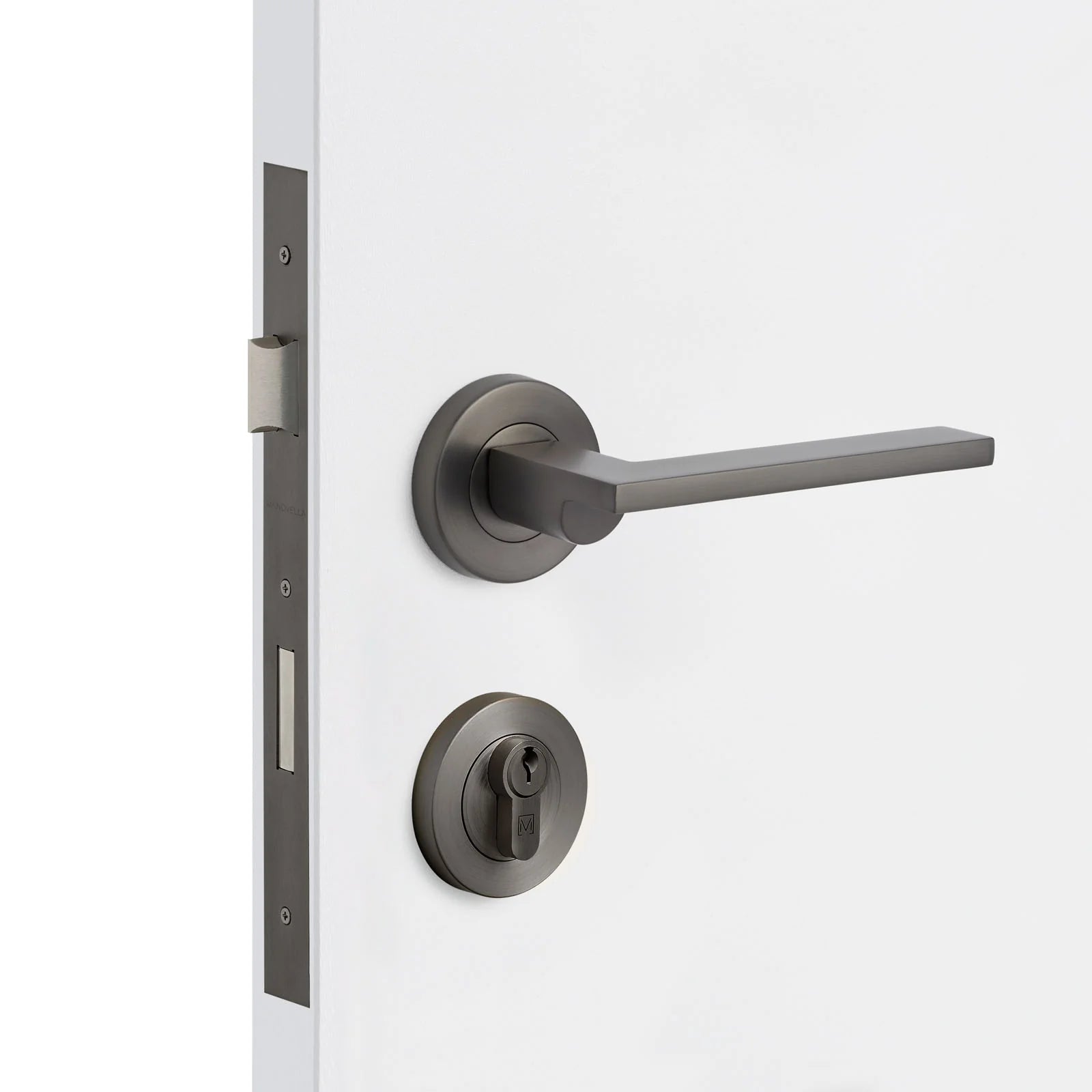 Gunmetal Entrance Door Kit Hamilton - Manovella