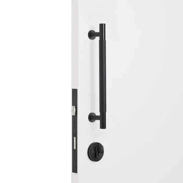 Matt Black Roller Lock Kit - Charmian Pull - Manovella