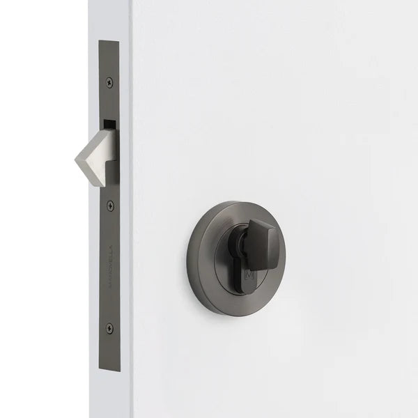 Gunmetal Sliding Door Lock Kit - Manovella