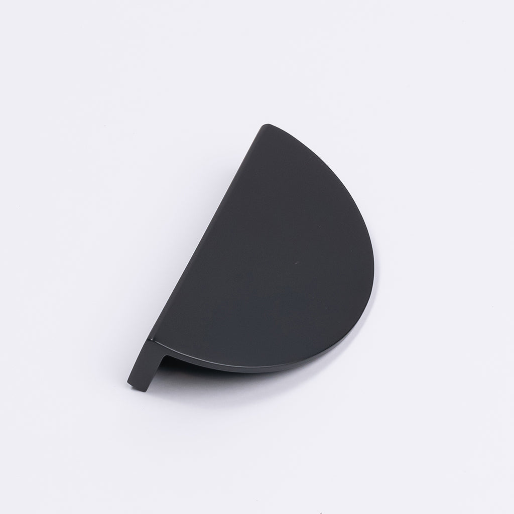 Matt Black Half Moon Cabinet Pull - Iris - Manovella