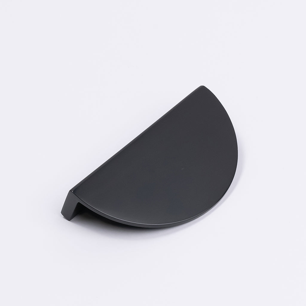 Matt Black Half Moon Cabinet Pull - Iris - Manovella