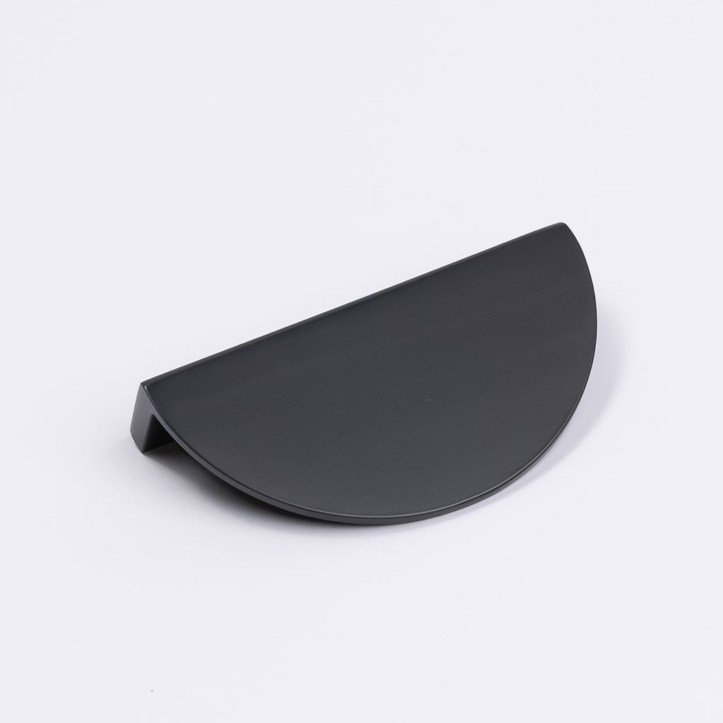Matt Black Half Moon Cabinet Pull - Iris - Manovella