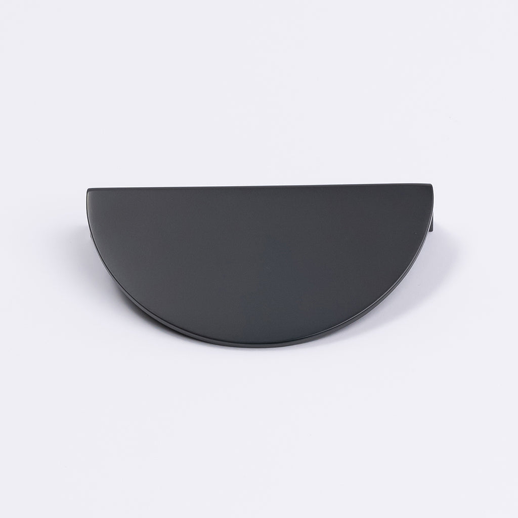 Matt Black Half Moon Cabinet Pull - Iris - Manovella