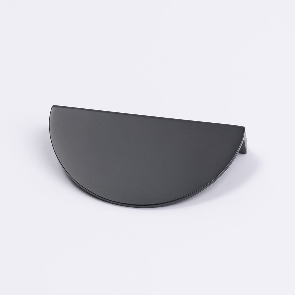 Matt Black Half Moon Cabinet Pull - Iris - Manovella