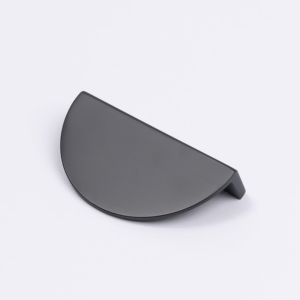 Matt Black Half Moon Cabinet Pull - Iris - Manovella
