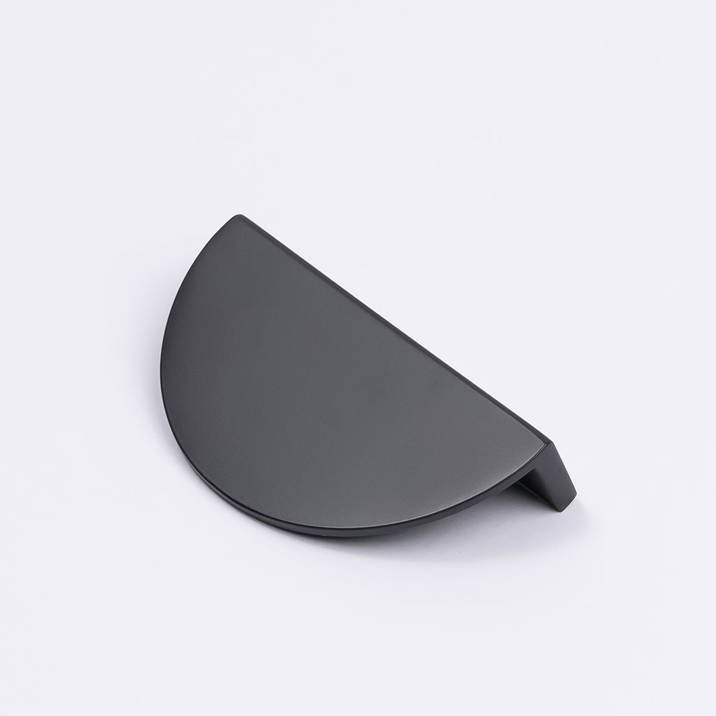 Matt Black Half Moon Cabinet Pull - Iris - Manovella