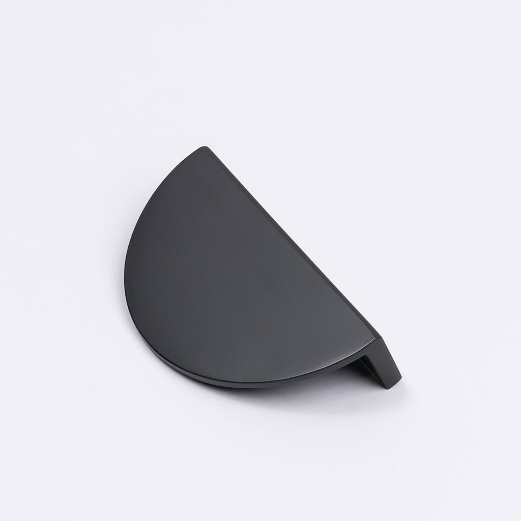 Matt Black Half Moon Cabinet Pull - Iris - Manovella