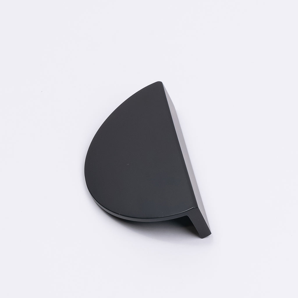 Matt Black Half Moon Cabinet Pull - Iris - Manovella