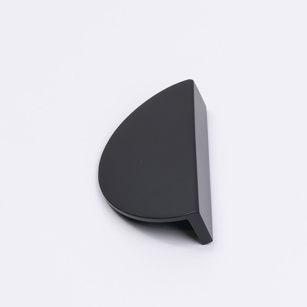 Matt Black Half Moon Cabinet Pull - Iris - Manovella