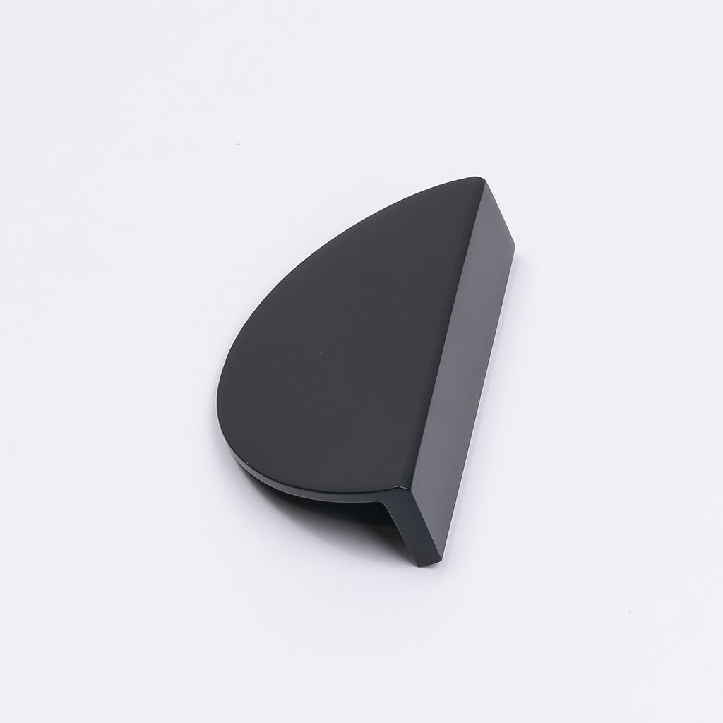 Matt Black Half Moon Cabinet Pull - Iris - Manovella