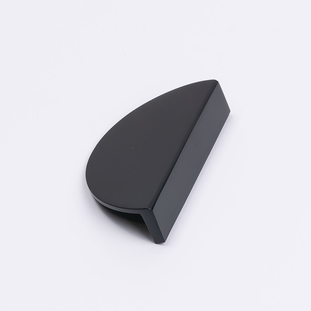 Matt Black Half Moon Cabinet Pull - Iris - Manovella