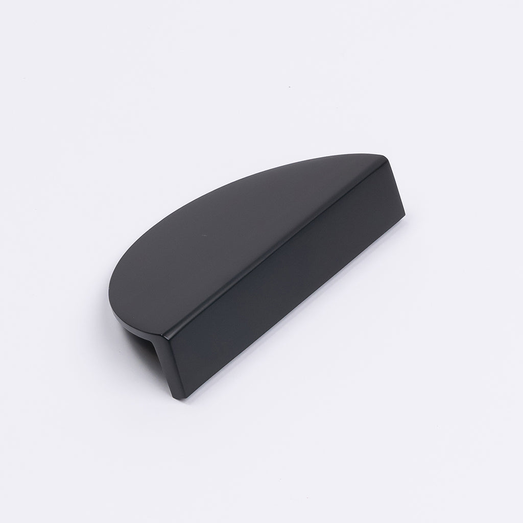 Matt Black Half Moon Cabinet Pull - Iris - Manovella