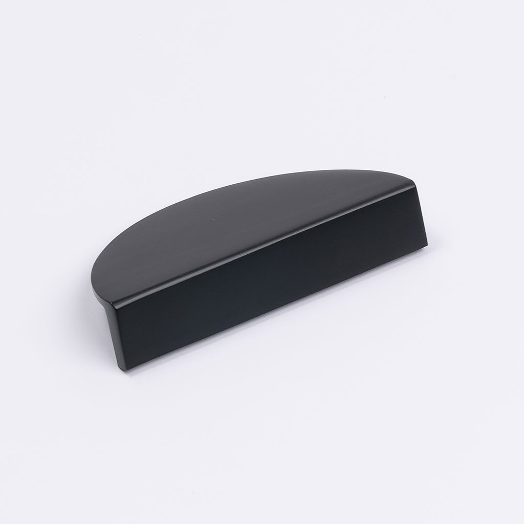 Matt Black Half Moon Cabinet Pull - Iris - Manovella