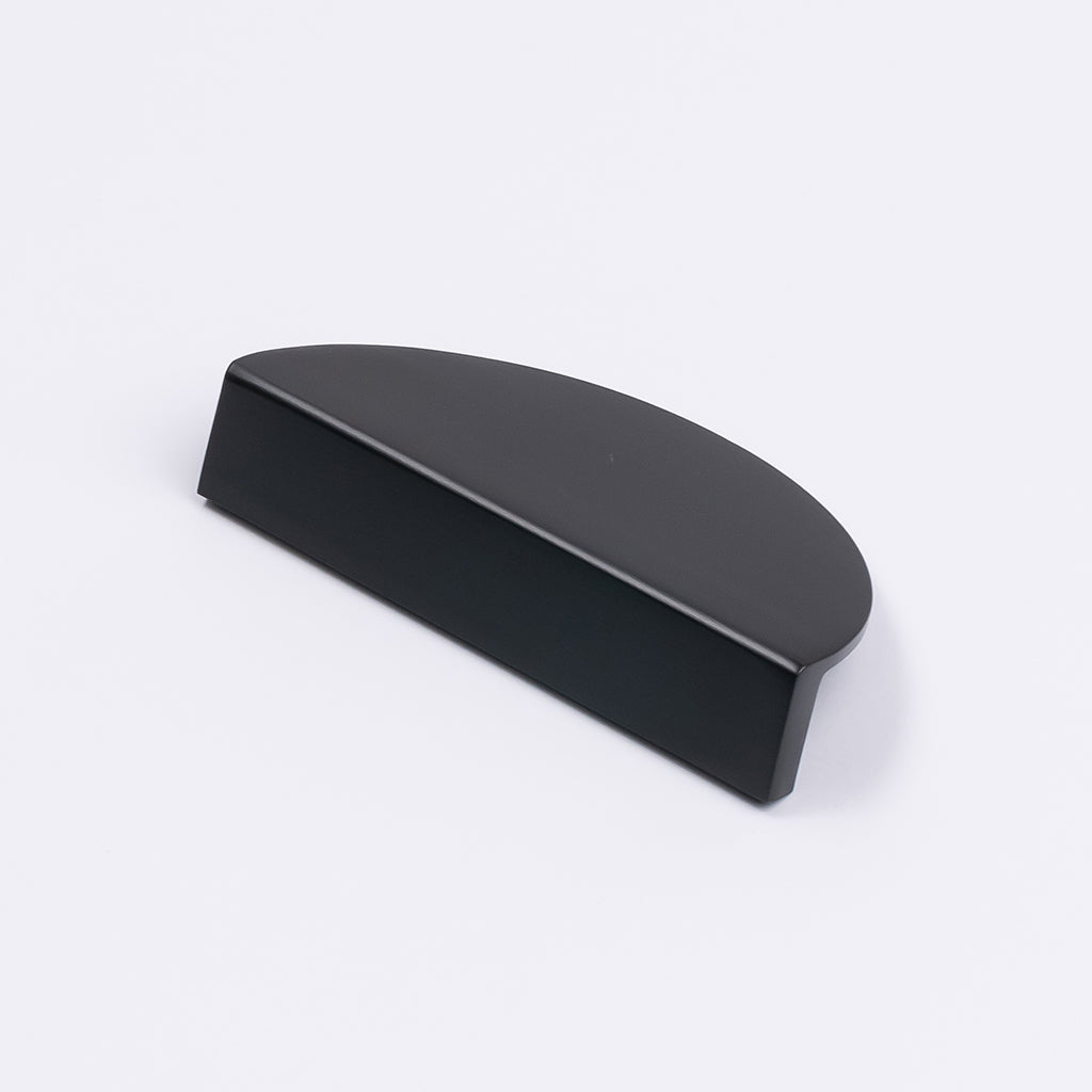 Matt Black Half Moon Cabinet Pull - Iris - Manovella
