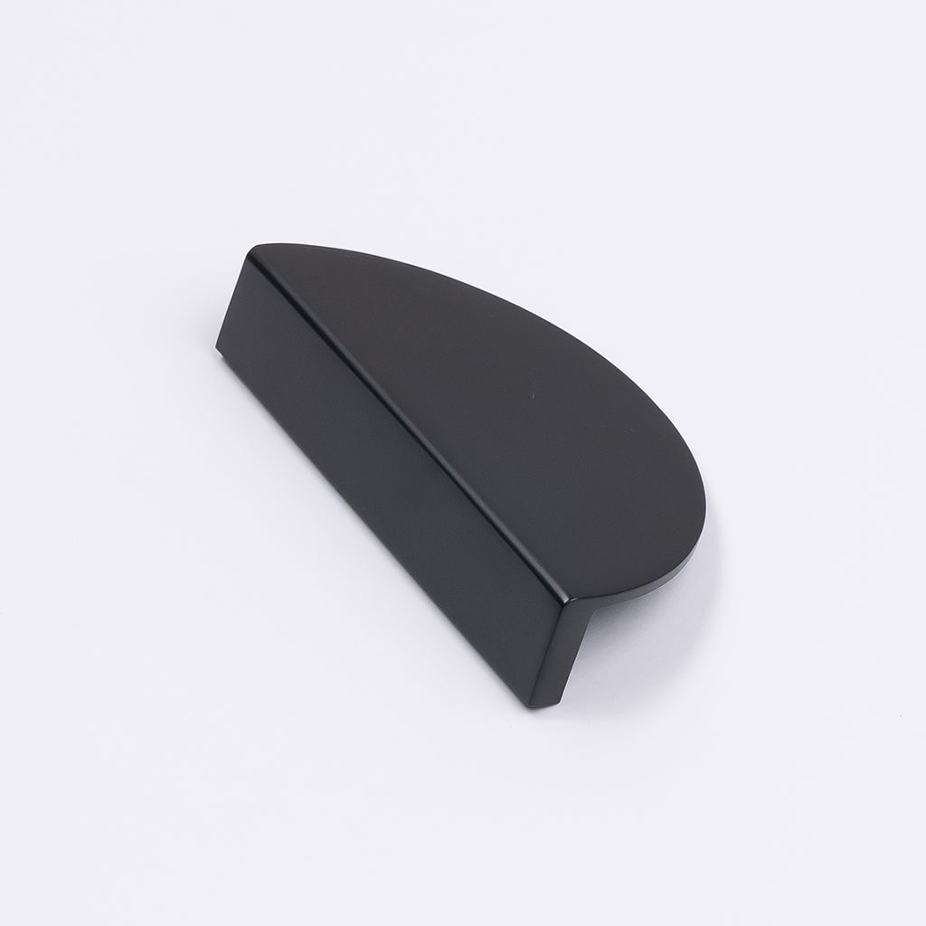 Matt Black Half Moon Cabinet Pull - Iris - Manovella