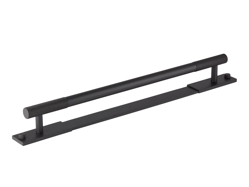 MIX Diamond Knurled Appliance Pull Handle & Backplate By Armac Martin