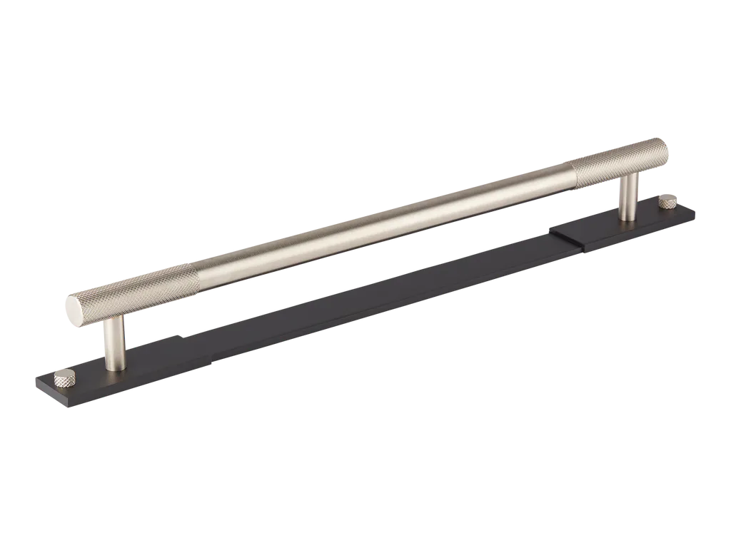 MIX Diamond Knurled Appliance Pull Handle & Backplate By Armac Martin