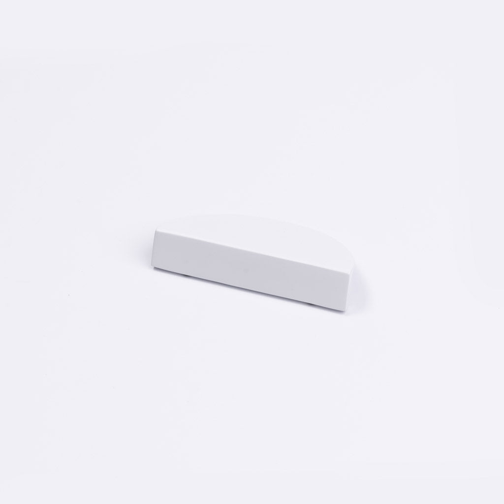 White Half Moon Cabinet Pull - Iris - Manovella