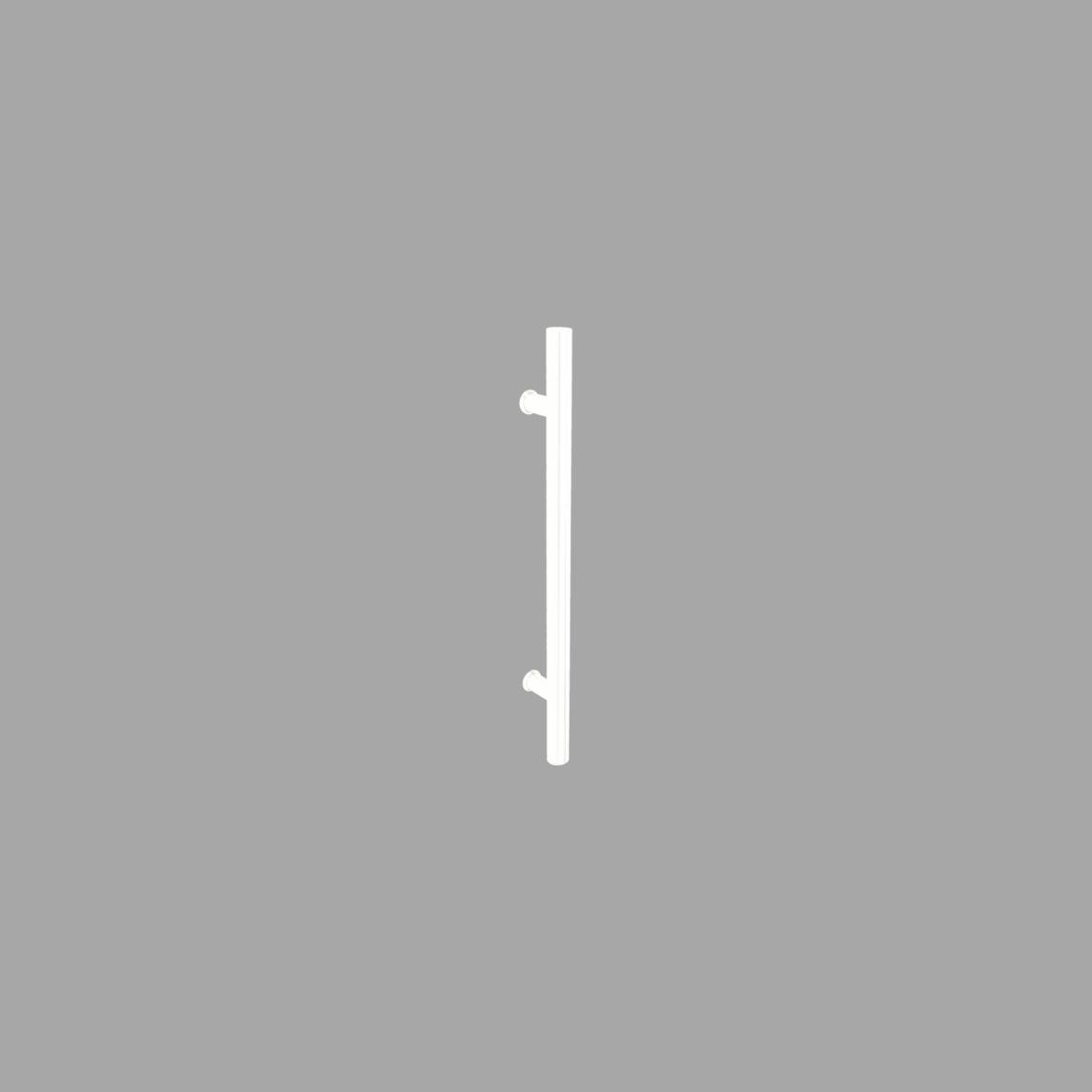 Round Profile Pull Handle - White - By Zanda