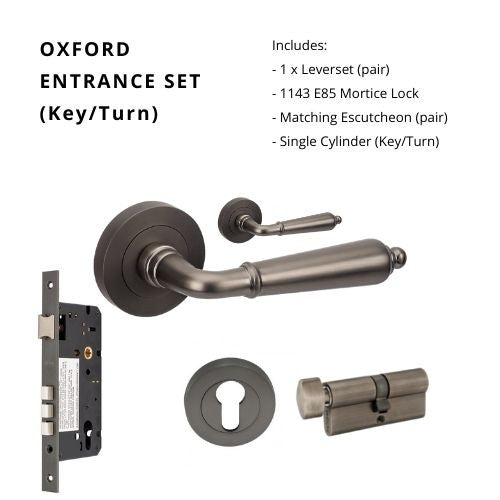 The Oxford Handle By Zanda - Graphite Nickel