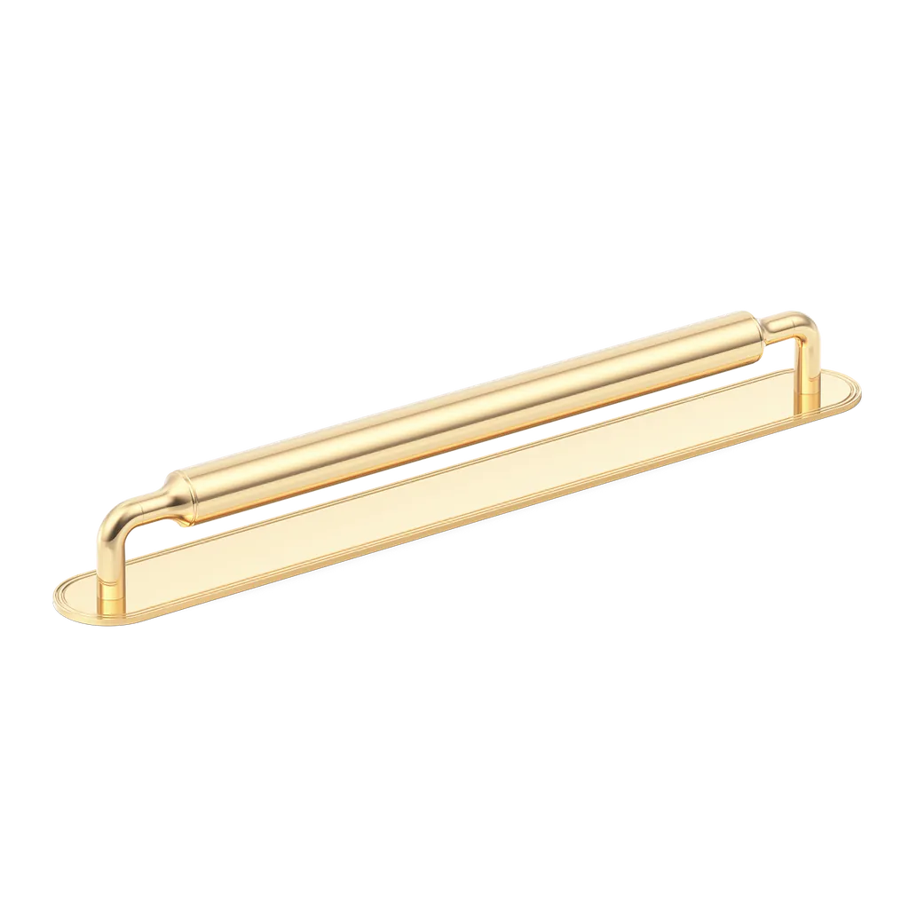 Barwick Plain Appliance Pull with Backplate By Armac Martin