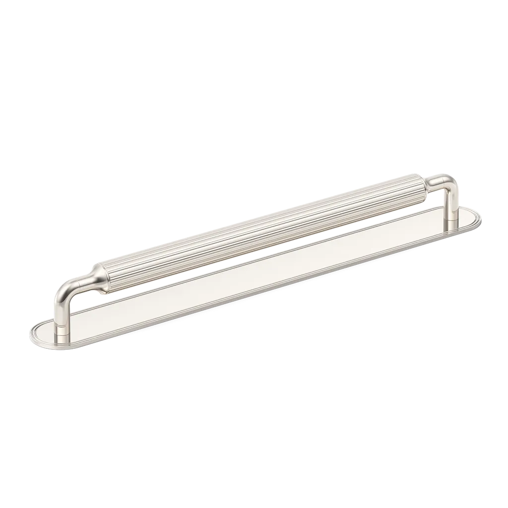 Barwick Ridged Appliance Pull with Backplate By Armac Martin