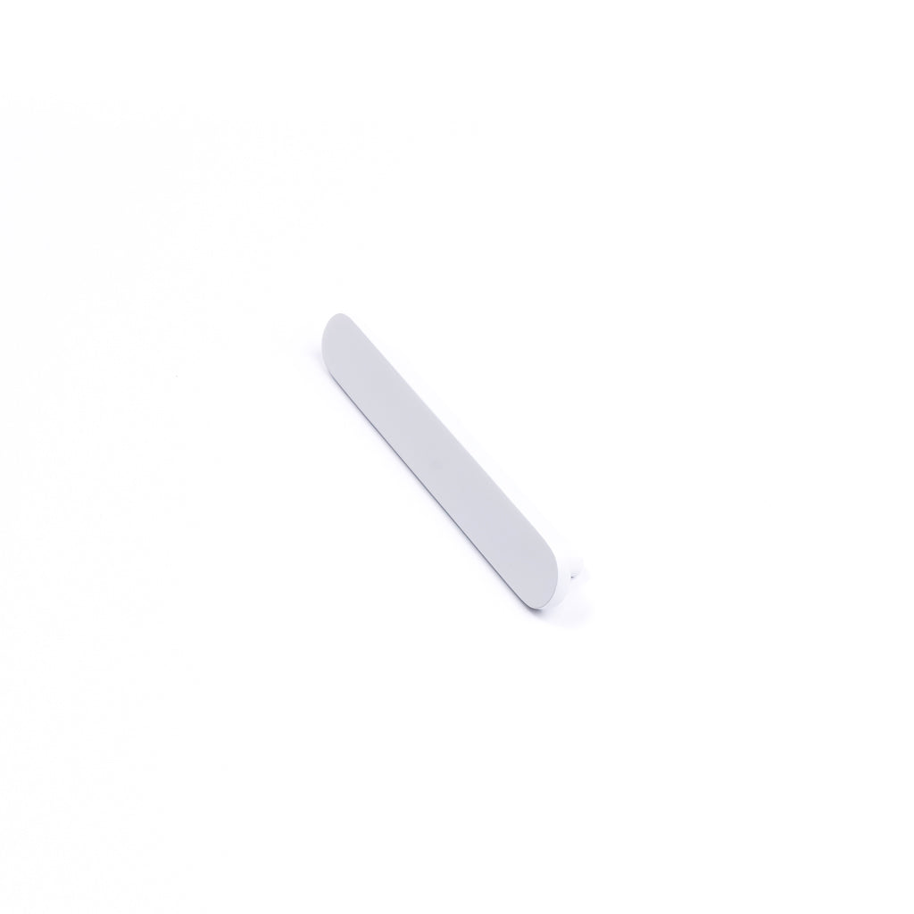 White Oval Profile Cabinet Pull - Imogen - Manovella