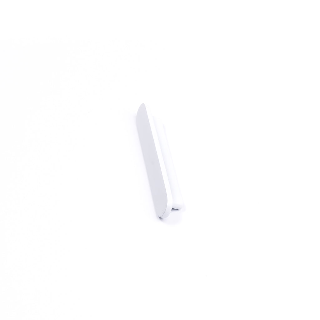 White Oval Profile Cabinet Pull - Imogen - Manovella
