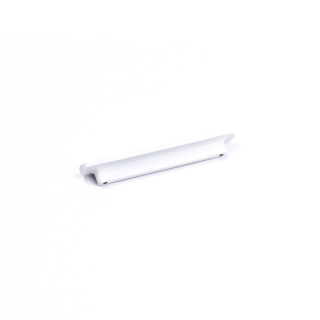 White Oval Profile Cabinet Pull - Imogen - Manovella