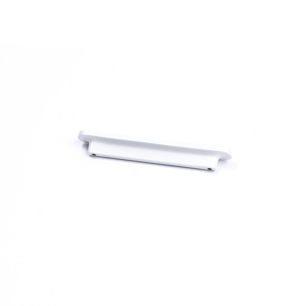 White Oval Profile Cabinet Pull - Imogen - Manovella
