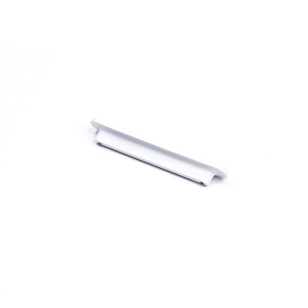 White Oval Profile Cabinet Pull - Imogen - Manovella